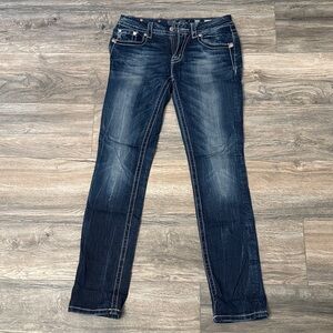 Vintage Miss Me Dark Blue Jeans